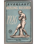 Everlast Boxing Record Book 1926  35 cent book with ring and champion re... - £19.87 GBP