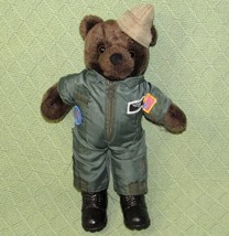 1989 Bear Forces Of America Us Navy 12&quot; Vintage Teddy Plush With Flight Suit Usn - £8.63 GBP