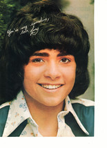 Tony Defranco teen magazine pinup clipping close up super sweet boy - $3.50