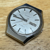 Vintage Citizen Men 21J Silver Self Wind Automatic Watch Date~For Parts ... - £26.03 GBP