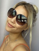 Tom Ford  22471 63mm Violet Oversized Women&#39;s Sunglasses Italy T1 - £135.71 GBP