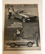 1977 MG Midget Car Vintage Print Ad pa7 - $9.89