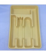 Vintage Rubbermaid Silverware Tray Organizer 2919 Yellow - $15.55 CAD