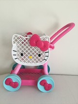 Hello Kitty Shopping Cart Kids Pretend Play 20&quot;x 15&quot; X 13&quot; No longer sold Rare - £14.16 GBP