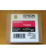 New EPSON OEM Stylus T5803 Pro 3800 OEM Magenta Ink cartridge 2017 - €19,14 EUR