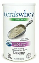 Tera&#39;s Whey Protein, Plain Unsweetened, 12 oz - £20.00 GBP