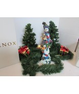 LENOX HOLIDAY SNOWMAN PENCIL FIGURINE WINTER&#39;S COMPANION 2000 11.5&quot; BOXED - $29.65