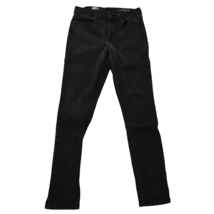 GAP 1969 Black High Rise Skinny Jeans Denim Women&#39;s Size 28R - $15.93