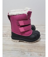 Cat and Jack Toddler Denver Pink Winter Boots Duck Shoes Size 5 Hook Loo... - $381.30 MXN
