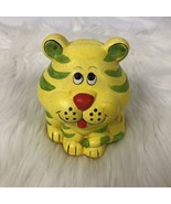 Nevco Small Vintage Ceramic Smiling Tiger Cub Coin Bank Piggy Bank Still... - $20.53