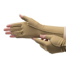 Isotoner women&#39;s fingerless therapeutic gloves Camel - $40.90 CAD