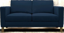 Bemz Ikea Karlstad 2 Seat Sofa Slipcover / Cover Only Navy Blue 100% Cotton New - $244.99