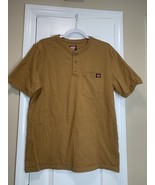 Wrangler Work Wear Mens Pocket Tee Shirt Size M Camel - $7.95