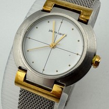 VTG Pierre Cardin Quartz Watch Women Steel Silver Mesh Band Analog New B... - $23.74