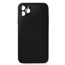 for iPhone 11 Pro 5.8&quot; Slim TPU Leather Case Cover BLACK - £4.66 GBP