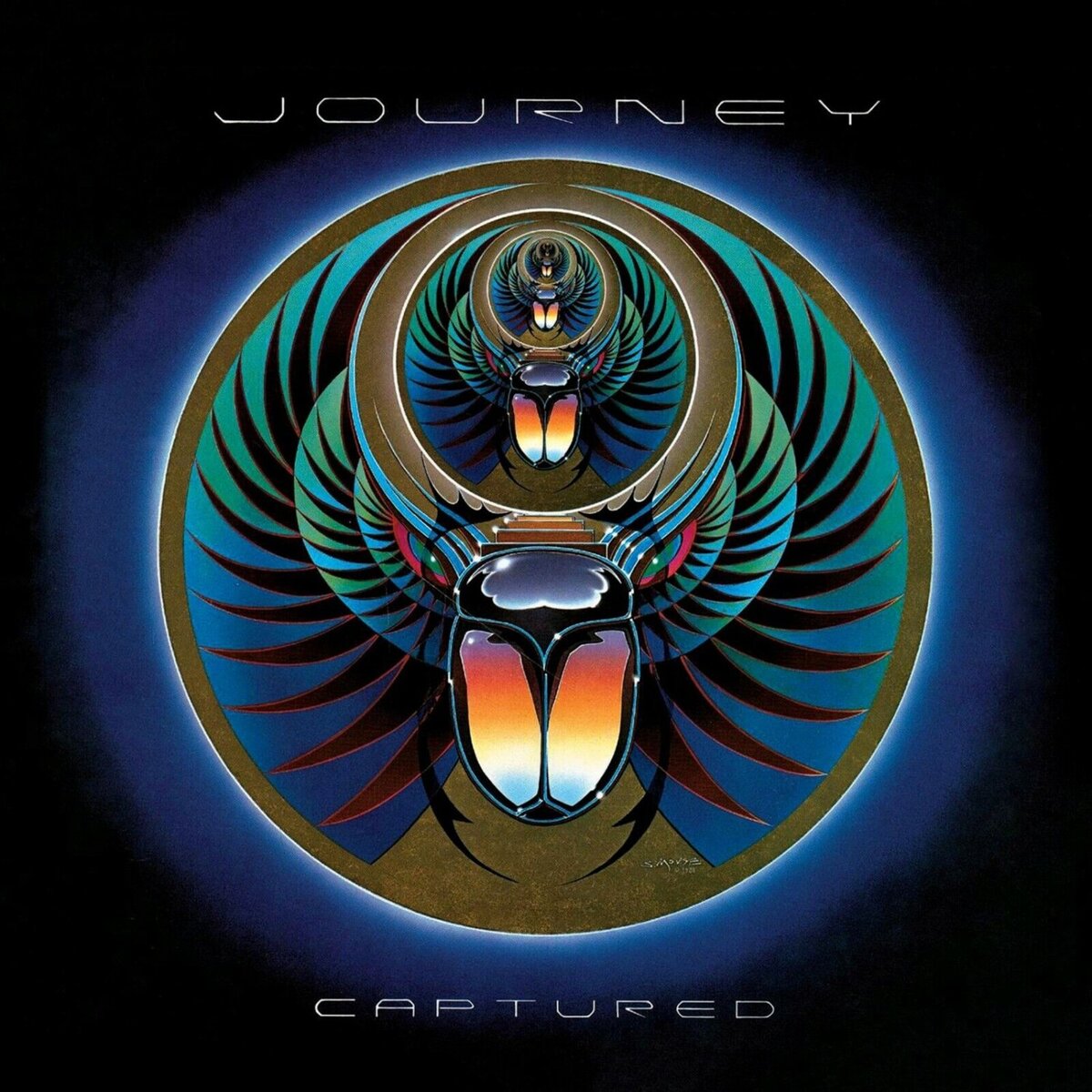 JOURNEY Captured BANNER 2x2 Ft Fabric Poster Tapestry Flag album cover a... - $22.00