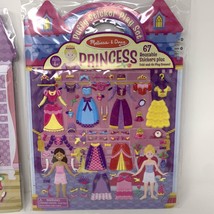 Melissa &amp; Doug Puffy Sticker Play Set Lot Princess and Dress Up - $15.81