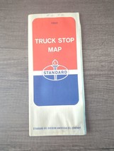 Standard Oil Truck Stop Map of United States 1966 Edition - £11.79 GBP