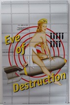 Eve of Destruction Bomber Girl American Pin Up Patriotic Metal Sign - £15.65 GBP
