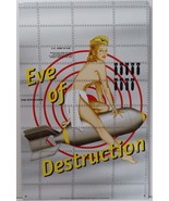 Eve of Destruction Bomber Girl American Pin Up Patriotic Metal Sign - £15.69 GBP