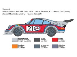 Skill 2 Model Kit Porsche Carrera RSR Turbo 1/24 Scale Model by Italeri - £53.81 GBP