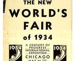 New World&#39;s Fair of 1934 Brochure Chicago Illinois Century of Progress - $17.80