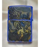 Zippo Lighter/ corp. stamped-W-Graphic Art case.C.1995 - £12.71 GBP