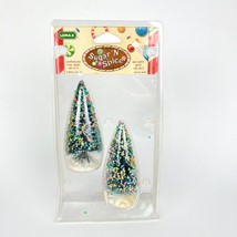 Lemax Sugar N Spice Candied Pine Tree 44161~ RETIRED ~ 2004 ~ Christmas Set of 2 - £20.45 GBP