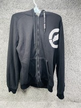 Ecko Unltd Hoodie Men’s XL Embroidered Full Zip Sweater Jacket Black - £30.31 GBP