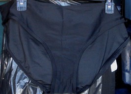 Tropical Escape Bikini Bottom - Solid Black - Size 16 - BRAND NEW WITH TAGS - $19.79