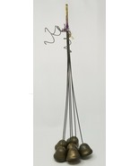 Door Bells Brass Faux Mock Rod Vintage Handmade - £14.34 GBP