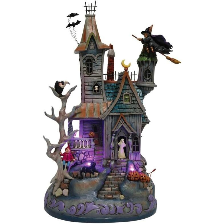 Jim Shore Heartwood Creek Four Seasons Welcome are The Wicked Haunted Ho... - $229.98