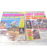 Lot of 6 1995 Dirt Rider Magazine Mar, Apr, May, Jun, Aug, Nov - $27.72