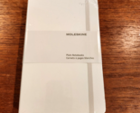 SET 2 SEALED Moleskine PLAIN NOTEBOOKS WHITE Hard Cover 8.25&quot; X 5&quot; - $19.75