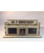 Quick Mart 28mm Terrain Building Zombie Apocalypse MDF Modern Wargames - $27.71