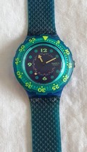 SWATCH SCUBA 200 Teal &amp; Green Swiss Unisex Watch - RARE! - NEW in original case - £149.90 GBP