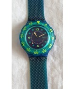 SWATCH SCUBA 200 Teal &amp; Green Swiss Unisex Watch - RARE! - NEW in origin... - $175.00
