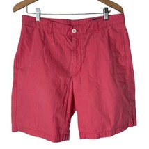 Vineyard Vines Men Pink Shorts Cotton Twill Summer Club Casual Size 34 - $14.85