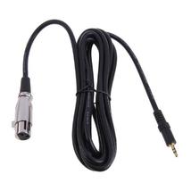 9 ft. XLR 3 Pin Female to 3.5 mm Jack - TRS for DV camera, microphone, players,  - £14.10 GBP
