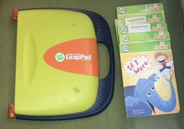 Leap Frog Leap Pad Children&#39;s Reading Learning w Mic &amp; Pen Toy Plus 5 Books - £24.36 GBP