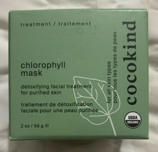 Cocokind Organic Chlorophyll Mask Detoxifying Facial Treatment 2oz In Re... - $16.64