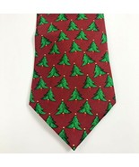 Christmas Tree Tie Red and Green By MMG Seasonal Style Holiday Party Nec... - £9.53 GBP