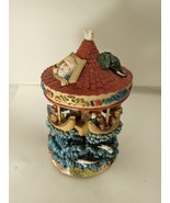 Noah&#39;s Ark Music Box Carousel Religious Plays Amazing Grace Wind Up - $463.37 MXN