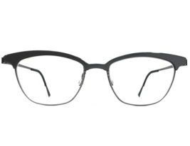 Lindberg Brille Rahmen 9819 U14 Glänzend Grau Matt Dunkel Lila 48-18-135 - $277.19