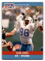 1990 Pro Set #512 Sean Jones    Houston Oilers Football Cards EX/NM ID:60183 - $1.67