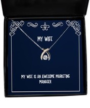 Fancy Wife, My Wife is an Awesome Marketing Manager, Christmas Wishbone Dancing  - £39.12 GBP