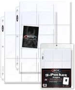 2 packs of 20 (40) BCW 2 ⅝&quot; x 3 ⁹⁄₁₆&quot; Card 9-Pocket Pro Binder Pages - $42.32 CAD