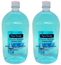 2X Spa Soap Ocean Breeze Foaming Soap-Deep Cleanses &amp; Moisturizes 32 oz -NEW - £23.84 GBP