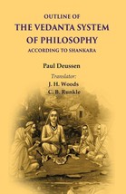 Outline of the Vedanta System of Philosophy According to Shankara - £19.66 GBP