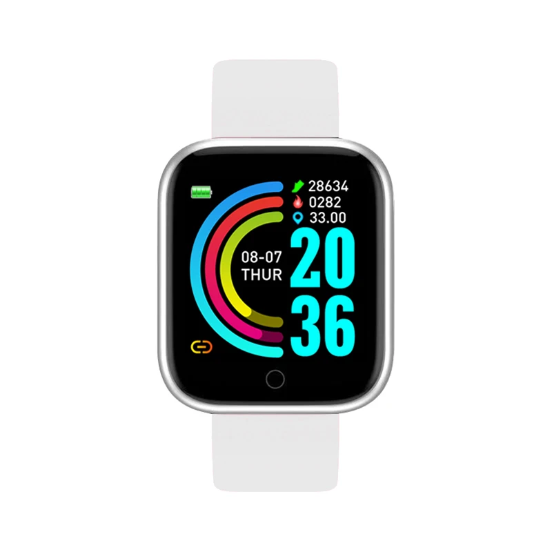 Smart Watch Women Men Y68  Bluetooth Smart  Heart Rate Monitor  Pressure Fitness - £156.56 GBP